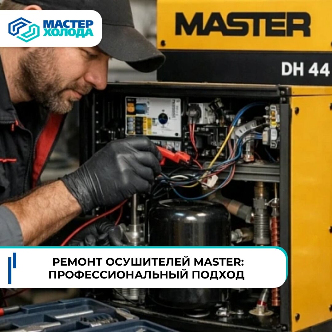 Профессиональный ремонт осушителей Master от компании “Мастер Холода”